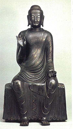 重要文化財釈迦如来像（飛鳥時代）