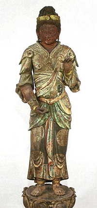 重要文化財梵天像（奈良時代）