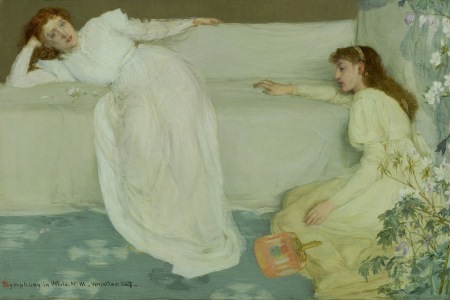 《白のシンフォニー No.3》1865-67年，バーバー美術館（バーミンガム大学附属）