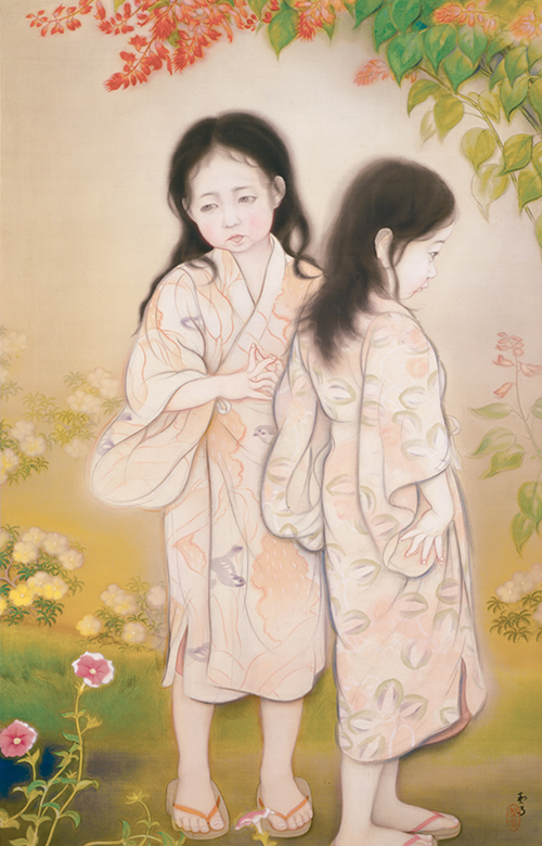 菊池契月 《少女》大正9（1920）年 京都国立近代美術館蔵