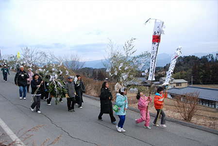 事の神送り[飯田市上久堅　風張・上平]