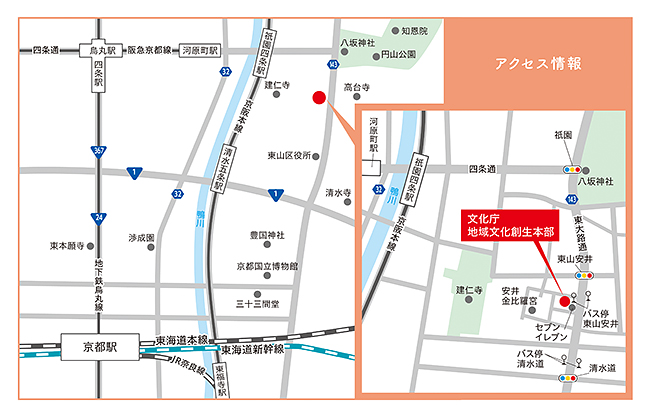 地域文化創生本部　地図