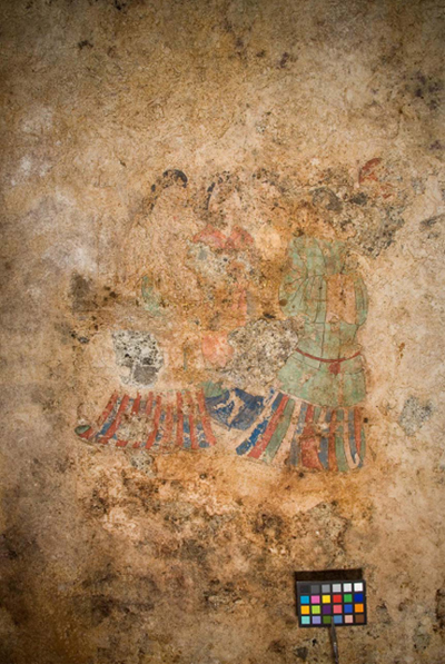 Group of Female Figures on the East Wall