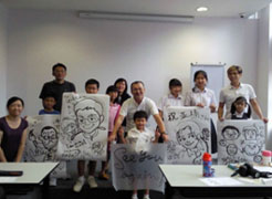 Manga workshop and demonstration for children at the National Library, Singapore Manga workshop and demonstration for children at the National Library, Singapore