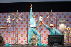 Performance at the Japan Expo in France Performance at the Japan Expo in France