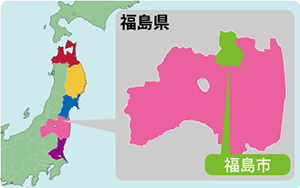 福島県福島市地図