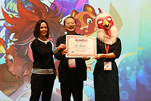 “XXIV Salon del Manga de Barcelona” Award Ceremony – Nov 2nd Prize for contribution to the arts – Paru Itagaki (“BEASTARS”).