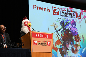 “XXIV Salon del Manga de Barcelona” Award Ceremony – Nov 2nd Prize for contribution to the arts – Paru Itagaki (“BEASTARS”).
