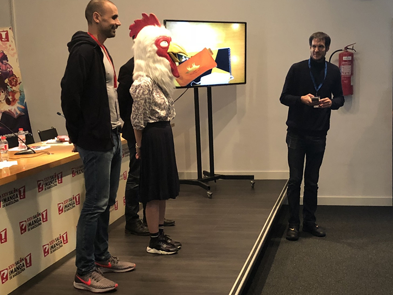 Talk session between Paru Itagaki (“BEASTARS”) and Frédéric Toutlemonde (representative of “BLACKSAD” Japanese publisher Euro Manga)