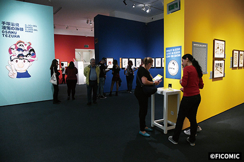 The exhibition Osamu Tezuka, the God of Manga at the MNAC.