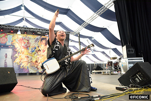 Shamisen performance by OHNO Keisho.