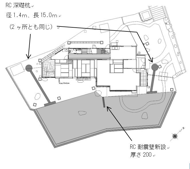 図01深礎杭位置図