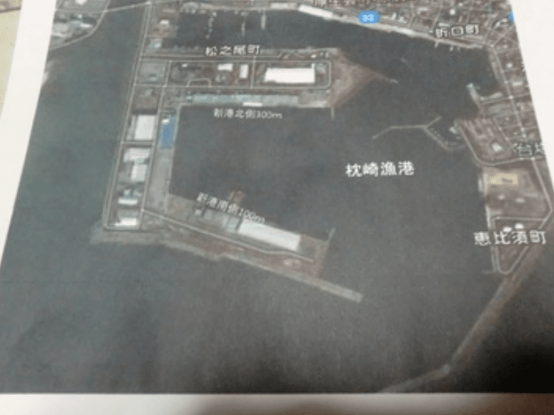 02_枕崎漁港の新港　水揚げ荷捌き施設　位置図