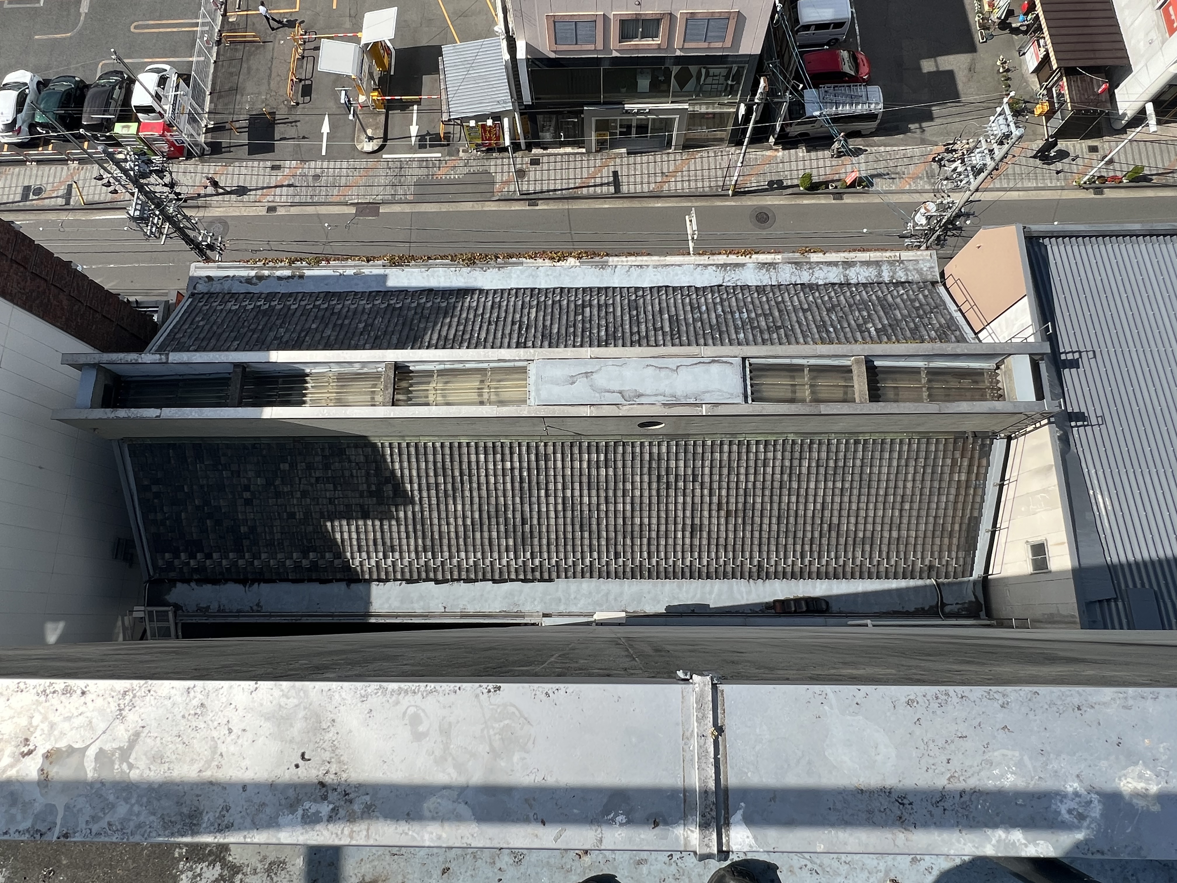 06_上から屋根部分を見る