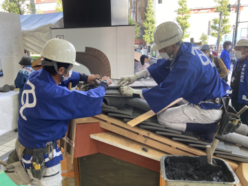 本瓦葺((一社)日本伝統瓦技術保存会)