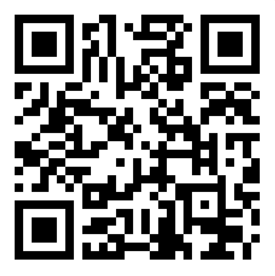 取材登録フォームQRコード