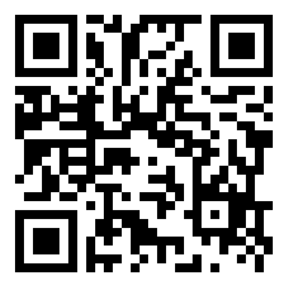 傍聴登録フォームQRコード