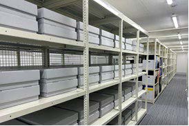 専用保管庫での保管の様子