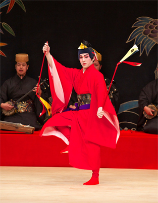 Young man's dance, classical dance 'Wakashu-zei'