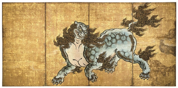 唐獅子図屏風 狩野山楽筆 京都・本法寺(全期間展示)