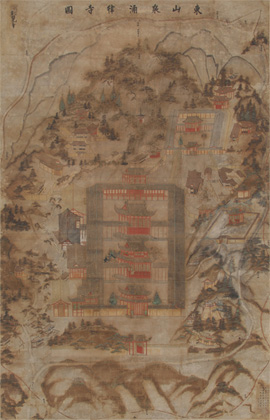 東山泉涌律寺図 京都・泉涌寺