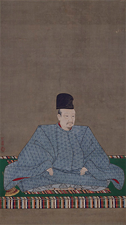 重要文化財 後陽成天皇像 狩野孝信筆 京都・泉涌寺