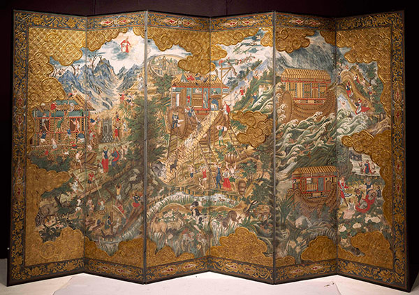 大洪水図屏風 メキシコ・ソウマヤ美術館/カルロス・スリム財団所蔵