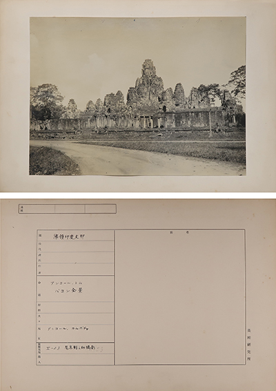 写真カード（カンボジア・バイヨン寺院跡）