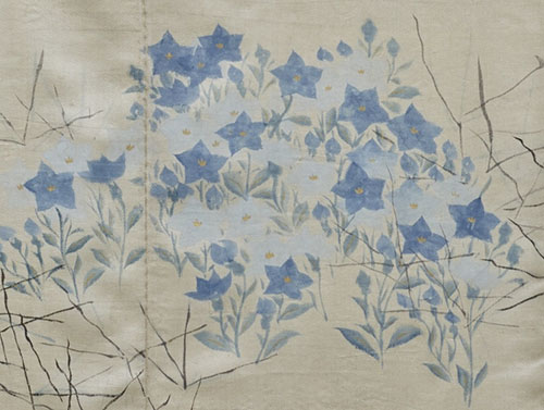 桔梗の花むら
