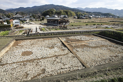 飛鳥寺西方遺跡 平成24年度調査区全景 明日香村教育委員会提供