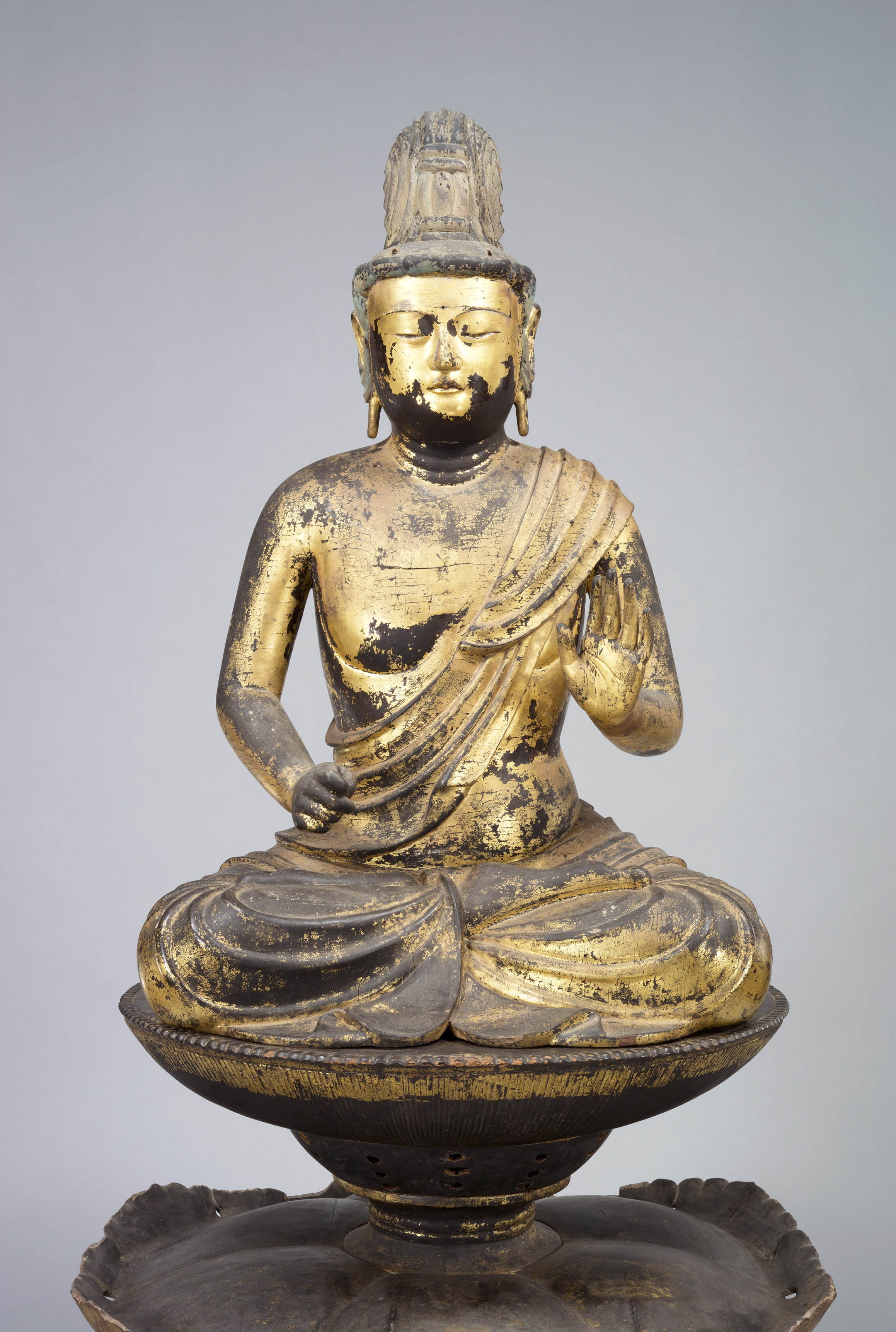 重要文化財 伝宝生如来坐像 大阪・観心寺蔵(画像提供:公益財団法人美術院 撮影:金井杜道)(通期展示)