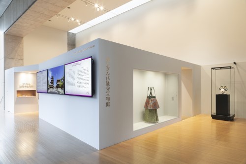 「デジタル法隆寺宝物館」展示室(法隆寺宝物館 中2階)(画像提供:株式会社 昭栄美術)