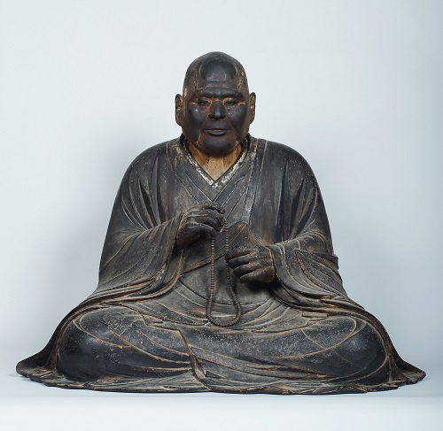 画像①　重要文化財　聖光上人坐像　鎌倉時代　13世紀　福岡・善導寺（久留米市）