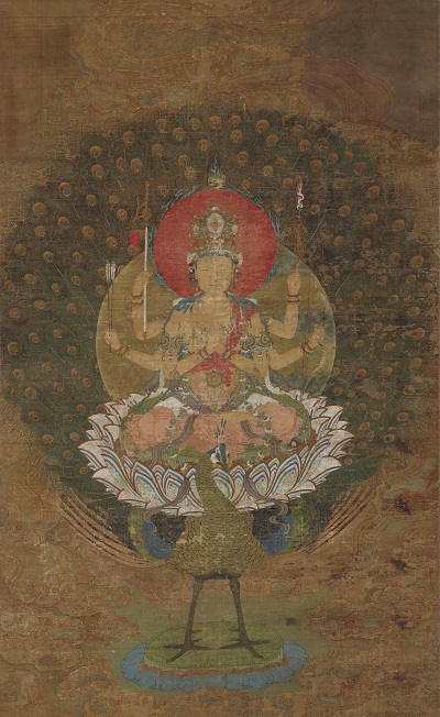 国宝 孔雀明王像 京都・仁和寺蔵【前期展示】