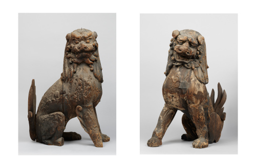 獅子・狛犬　鎌倉時代（13世紀）　奈良 勝手神社