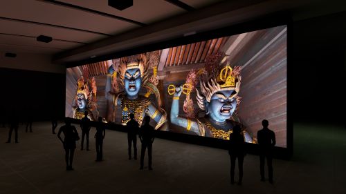 VR 映像『金峯山寺』より　製作協力：総本山金峯山寺　製作著作：TOPPAN