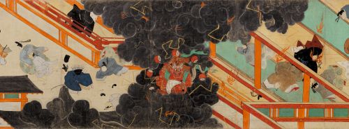 国宝　北野天神縁起絵巻（承久本）　巻第6（部分）　京都・北野天満宮蔵【5月19日～6月14日展示】