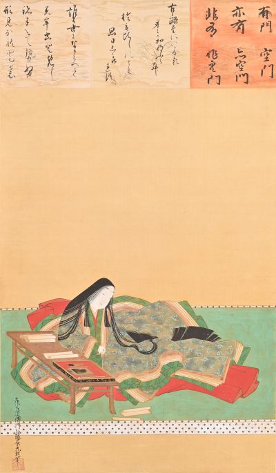 紫式部像　土佐光起筆　江戸時代　17世紀　滋賀・石山寺【10月6日～11月1日展示】