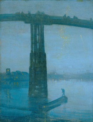 《ノクターン:青と金色―オールド・バターシー・ブリッジ》1872-75年,テート美術館