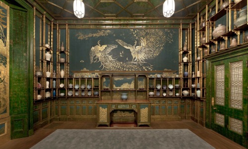 《青と金色のハーモニー:ピーコック・ルーム》1876-77年,フリーア美術館 (C) Freer Gallery of Art, Smithsonian Institution, Washington DC: Gift of Charles Lang Freer, F1904,61