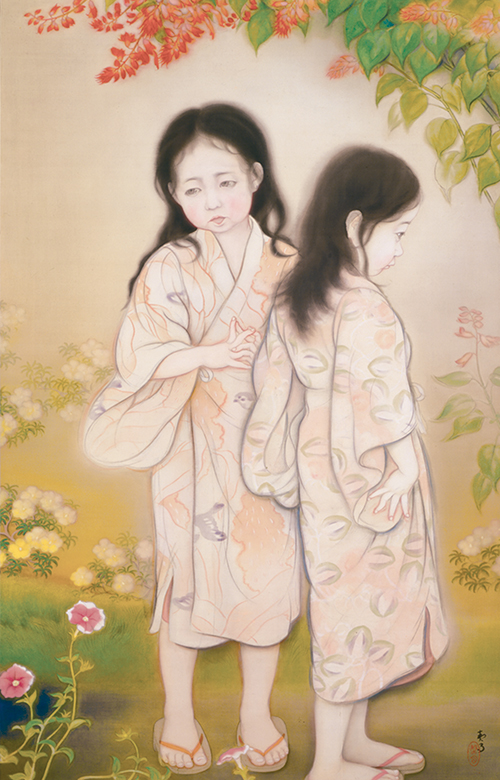 菊池契月 《少女》大正9(1920)年 京都国立近代美術館蔵