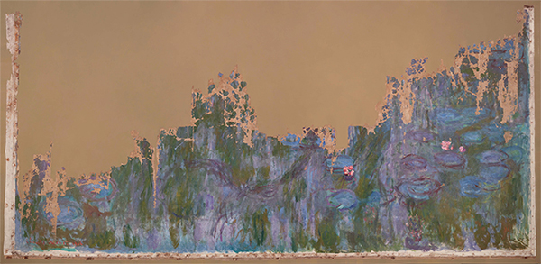 クロード・モネ《睡蓮，柳の反映》　1916年　油彩，カンヴァス　国立西洋美術館（旧松方コレクション）
