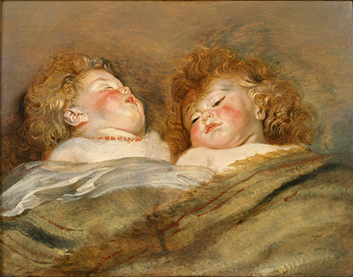 ペーテル・パウル・ルーベンス《眠る二人の子供》1612-13年頃　国立西洋美術館