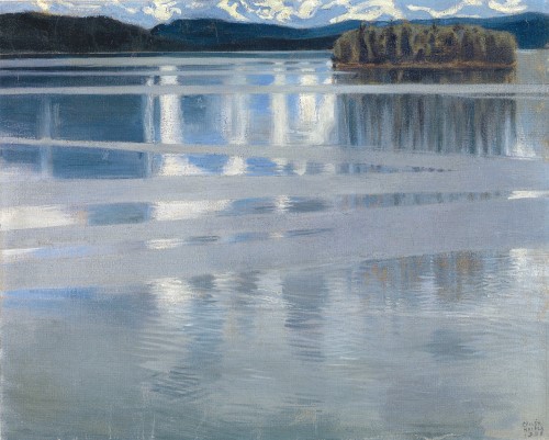 アクセリ・ガッレン＝カッレラ《ケイテレ湖》1906年 油彩・カンヴァス 国立西洋美術館