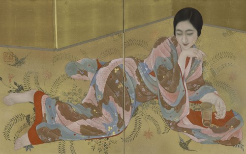 甲斐荘楠音《春》1929（昭和4）／メトロポリタン美術館蔵