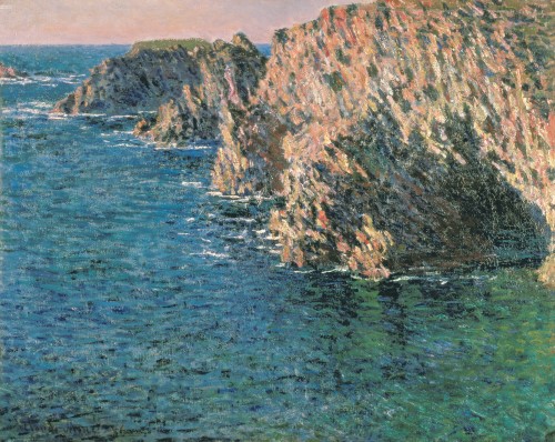 クロード・モネ 《ポール=ドモワの洞窟》 1886 年 油彩/カンヴァス 茨城県近代美術館