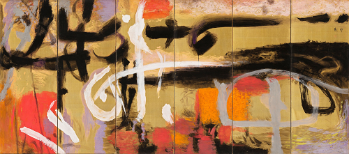 《風神》 昭和36年(1961) 京都府立堂本印象美術館蔵