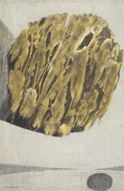 赤穴桂子 《スペースに於ける物体》 1958年　個人蔵