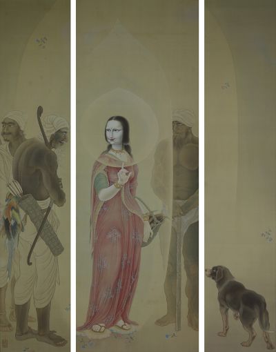 下村観山《魚籃観音》1928年、西中山 妙福寺蔵