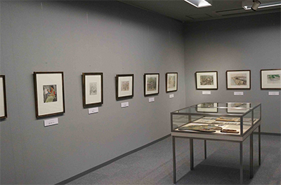倉田三郎記念室 展示風景